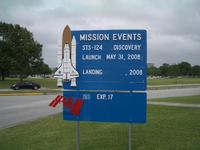 NASAジョンソン宇宙センター看板