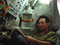 Inside the Soyuz re-entry module simulator