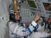JAXA宇宙飛行士活動レポート2007年7月へリンク