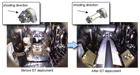 Deployment of IST taken by a SIMPLE's internal camera (Credit: JAXA)