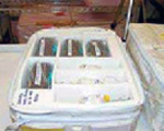 Photo: Food, Commodities, Experiment Samples Packed in a CTB