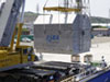 The first modules of KOUNOTORI 3 (HTV3) have arrived at TNSC
