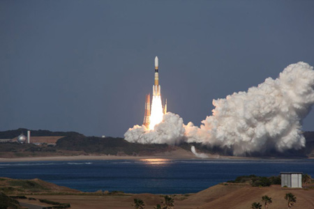 Launch of HTV2 (Credit: JAXA/NASA)
