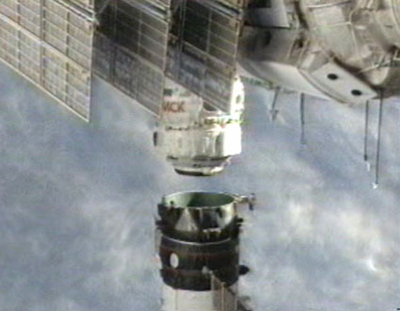 写真：MRM2と推進モジュール部の分離の様子（提供：NASA）