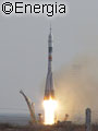 ソユーズロケットの打上げ