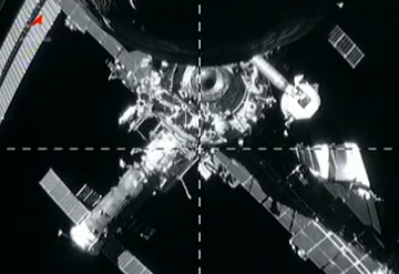 ISSから分離するプログレス補給船（51P）