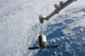 写真：ISS下方に接近したシグナス補給船運用1号機（Orb-1）
