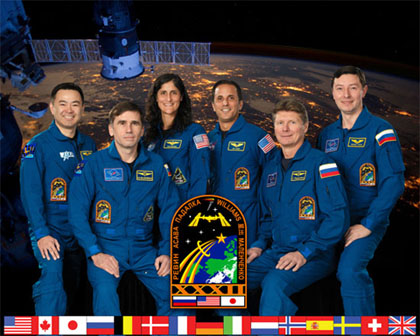 写真：ISS第32次長期滞在クルー（出典：JAXA/NASA）