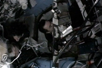 US EVA20に向けた準備を行う星出、ウィリアムズ両宇宙飛行士（出典：JAXA/NASA）