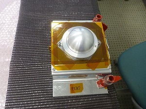 The Free-Space PADLES dosimeter after being returned