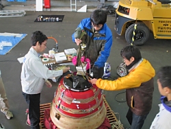 Final preparation (Taiki Aerospace Research Field in Hokkaido)