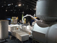 「きぼう」日本実験棟の実物大モデル（出典：JAXA）