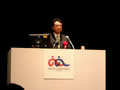 Astronaut Furukawa giving a lecture
