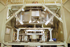 写真9 直径2.5mの遠心機の試作モデル