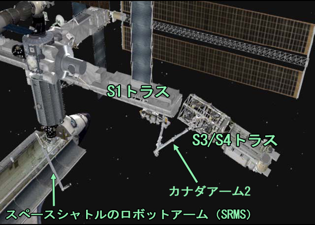 _s4truss|S3/S4トラス: 国際宇宙ステーションの組立フライト 13A（STS-117） - 宇宙ステーション・きぼう広報・情報