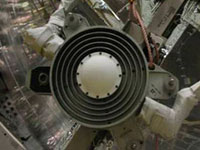 船内保管室に取り付けられたGPSアンテナ（STS-126ミッション）
