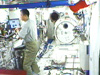 画像：野口宇宙飛行士の作業状況ページへリンク