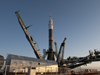 画像：ソユーズロケットへの燃料充填作業開始にGOサインページへリンク