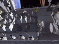 船外実験プラットフォームの取外し準備のイメージ