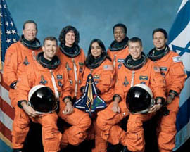 STS-107のクルー