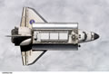 軌道上で撮影されたスペースシャトル（STS-113(11A)）