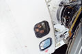 軌道上で撮影されたスペースシャトル（STS-110(8A)）