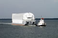 ETの運搬船（ニューオリンズの工場からKSCへは船で運搬）