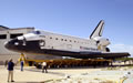 OPFからVABへ移動するアトランティス号（STS-114）