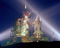 スペースシャトルの初打上げ（STS-1）前の写真