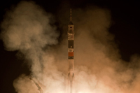 ソユーズ宇宙船（23S）の打上げ（出典：JAXA/NASA/Carla Cioff）